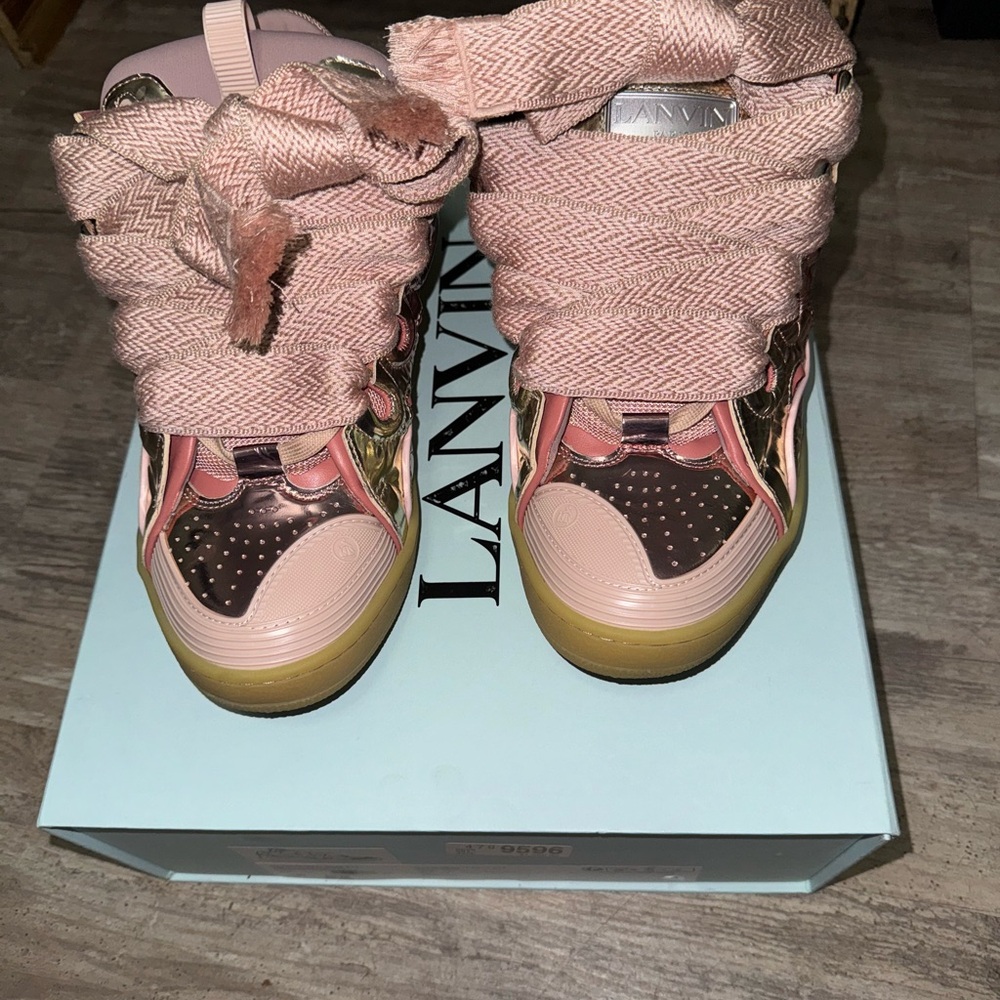 Newly pair of Lanvin designer shoes size 9 only been worn once to graduation.